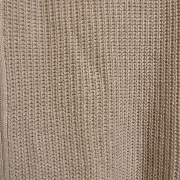 Eva Mendes Women’s Ivory Cowl/Turtle Neck Sweater Dress Medium - Picture 4 of 10